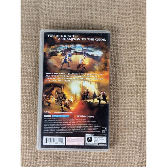 God of War Chains of Olympus Sony PSP Game Complete in Box - Picture 2 of 9